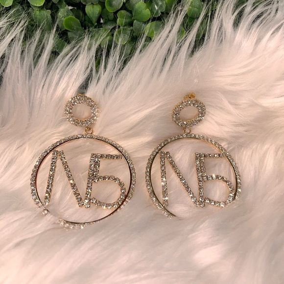 N5 Stone Earrings - Picture 1 of 2